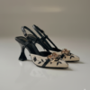 Luxe Flora Slingback Heels