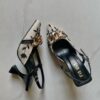 Luxe Flora Slingback Heels