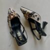 Luxe Flora Slingback Heels