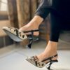 Luxe Flora Slingback Heels