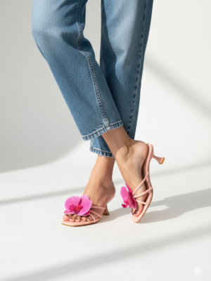 Orchid Bloom heels (pink)