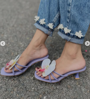 Orchid Bloom heels (lilac)