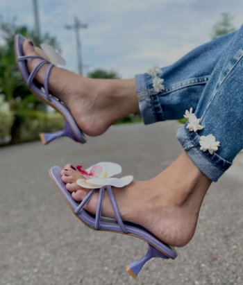 Orchid Bloom heels (lilac)