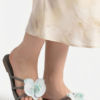 Grey Flower Flat