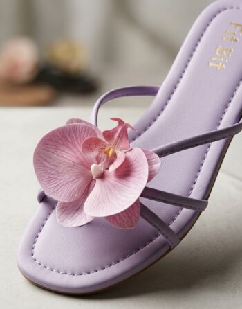 Lilac Flower Flat