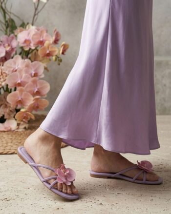 Lilac Flower Flat
