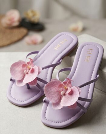 Lilac Flower Flat