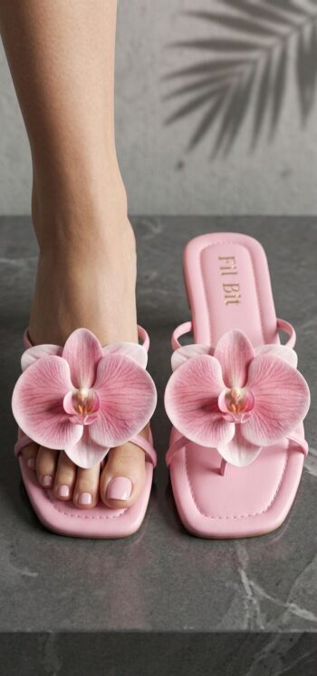 Pink Flower Flat