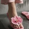 Pink Flower Flat