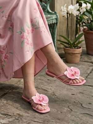 Pink Flower Flat