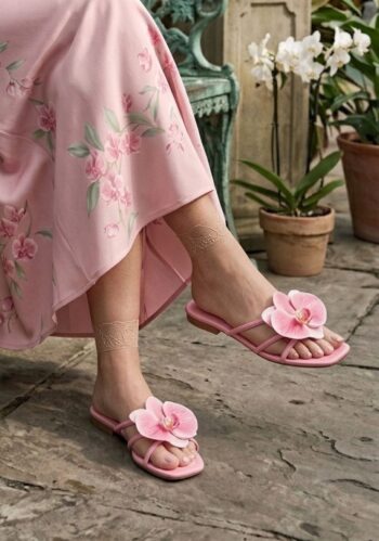 Pink Flower Flat